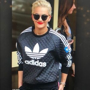Adidas Originals Quilted “Rita Ora” Sweater